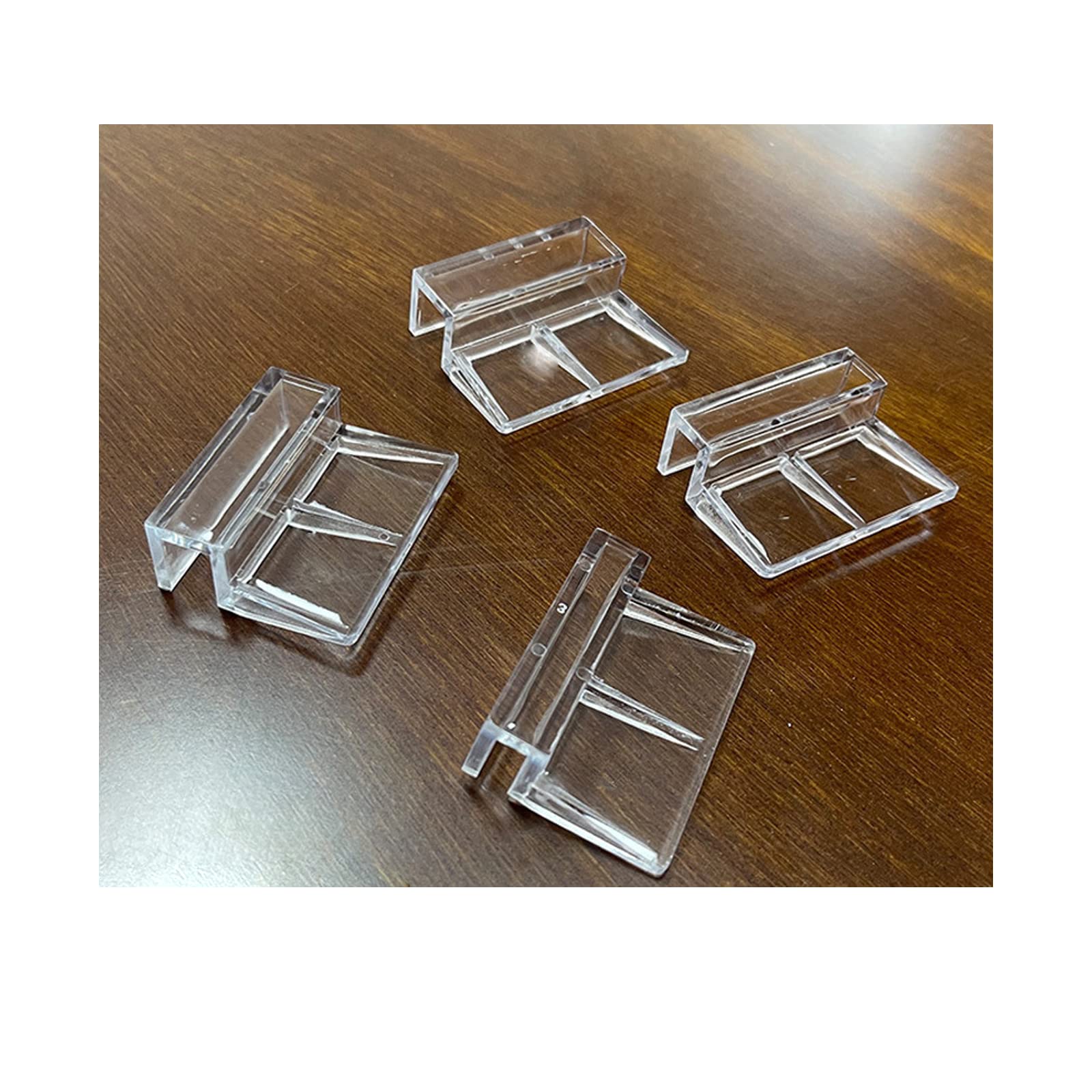 K74-12 Lot de 12 clips en acrylique pour couvercle d'aquarium 5 mm