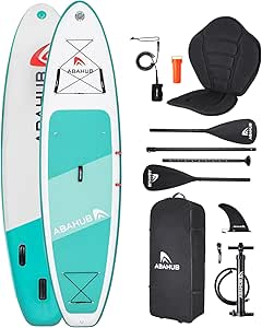 Abahub sup 中古ボード インフレータブル 全長320cm パドル他付き Abahub sup 中古ボード インフレータブル 全長320cm パドル他