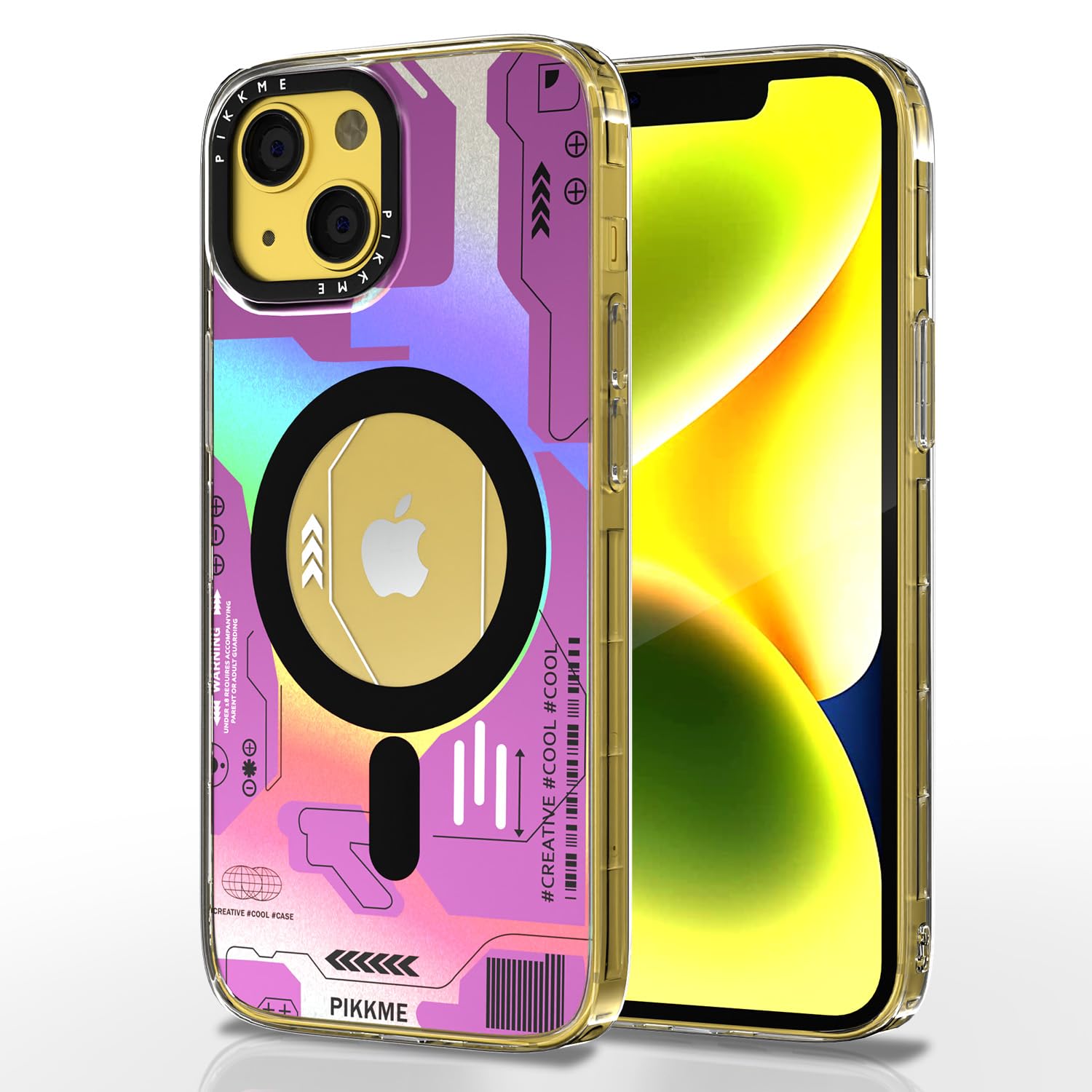 Pikkme Back Cover | Full Camera Protection | Wireless Charging Magnetic Support Mag-Safe Case | Shockproof Bumper Case for iPhone 14 (Pink) (B0CK7YL56N) Amazon Price History, Amazon Price Tracker