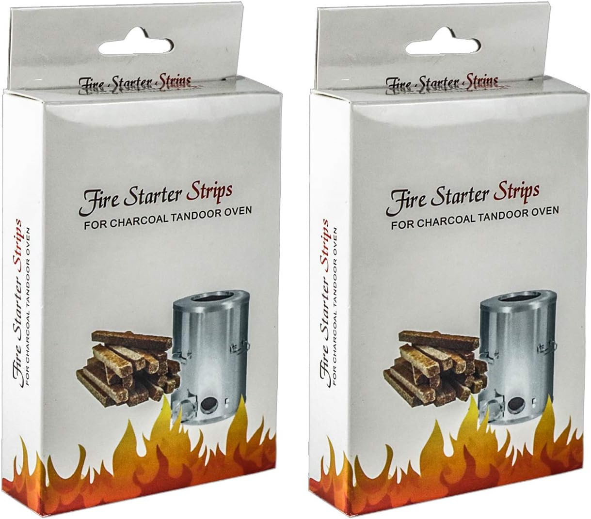 MIGI WOLF Fire Starters (24 Strips) Natural Sticks Safe Cubes Blocks Fire Starter for Fireplace, Campfire, Wood Stove, Fire Pit, Charcoal Grill, Barbecue Smoker BBQ（2 Pack）