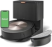 iRobot Roomba Combo j5+ (j5576) - Robot Aspirateur Laveur 2en1 connecté - Autovidage – Brosses Caoutchouc – Fonction Lavage - Cartographie, mémorise, s’adapte – Détecte & Evite Les Objets