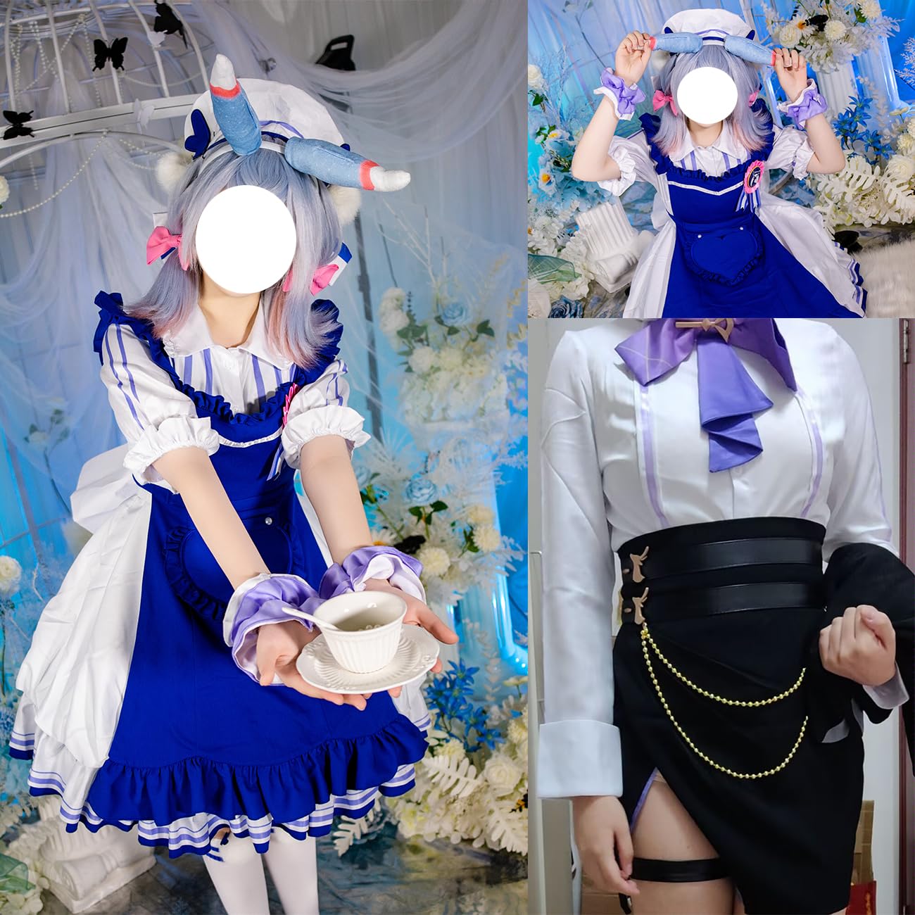 Amazon.co.jp: [HAOJEE]原神シグウィン/クロリンデコスプレ衣装『靴下