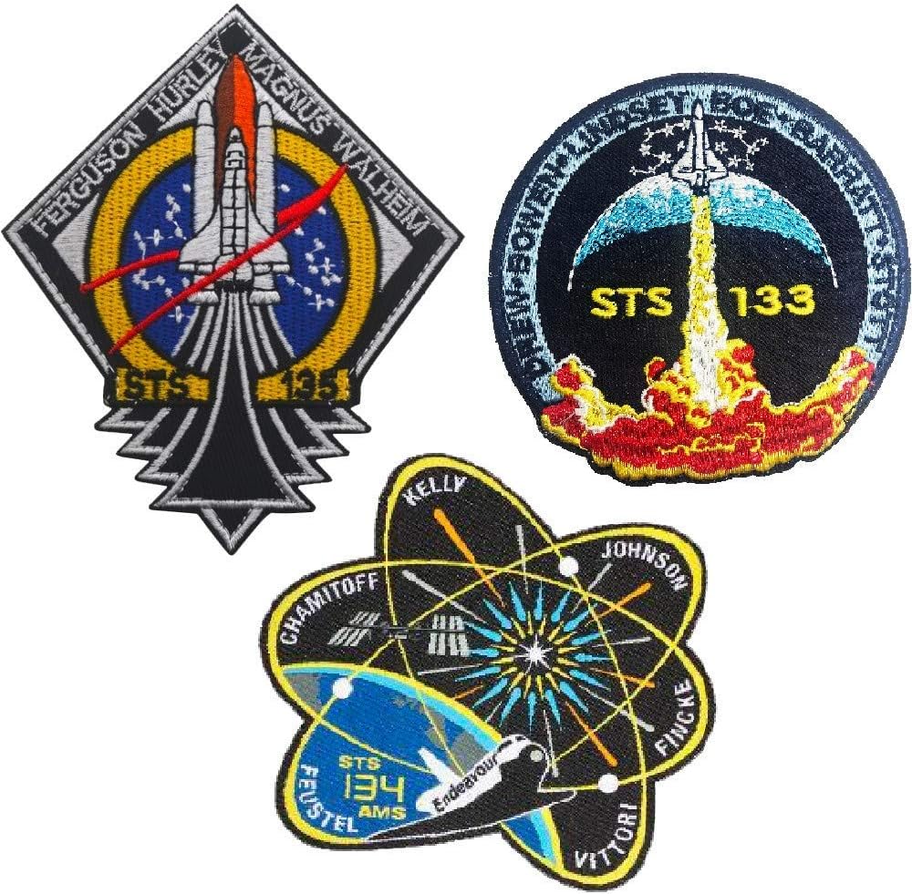 Amazon.com: Oyster-Patch 4pcs NASA Meatball 100th Space Shuttle Mission ...