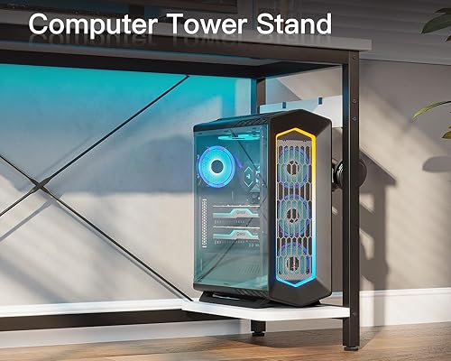 Miniatura 6 de Escritorio esquinero en forma de L escritorio para computadora mesa robusta para computadora escritorio para escribir escritorio para juegos