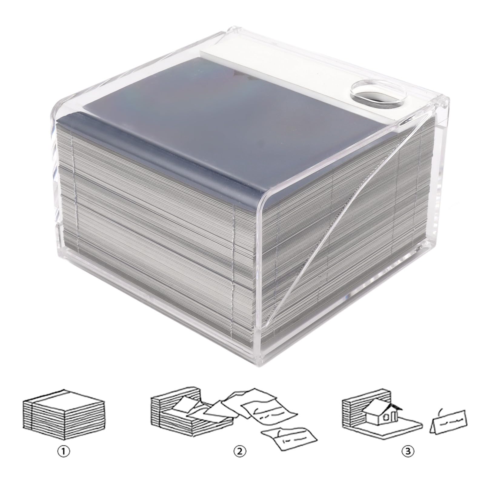 3D Memopad, leicht ablösbarer Notizzettel, Weltraum ation, Papier Material, Büro Zuhause Schule Nutzung