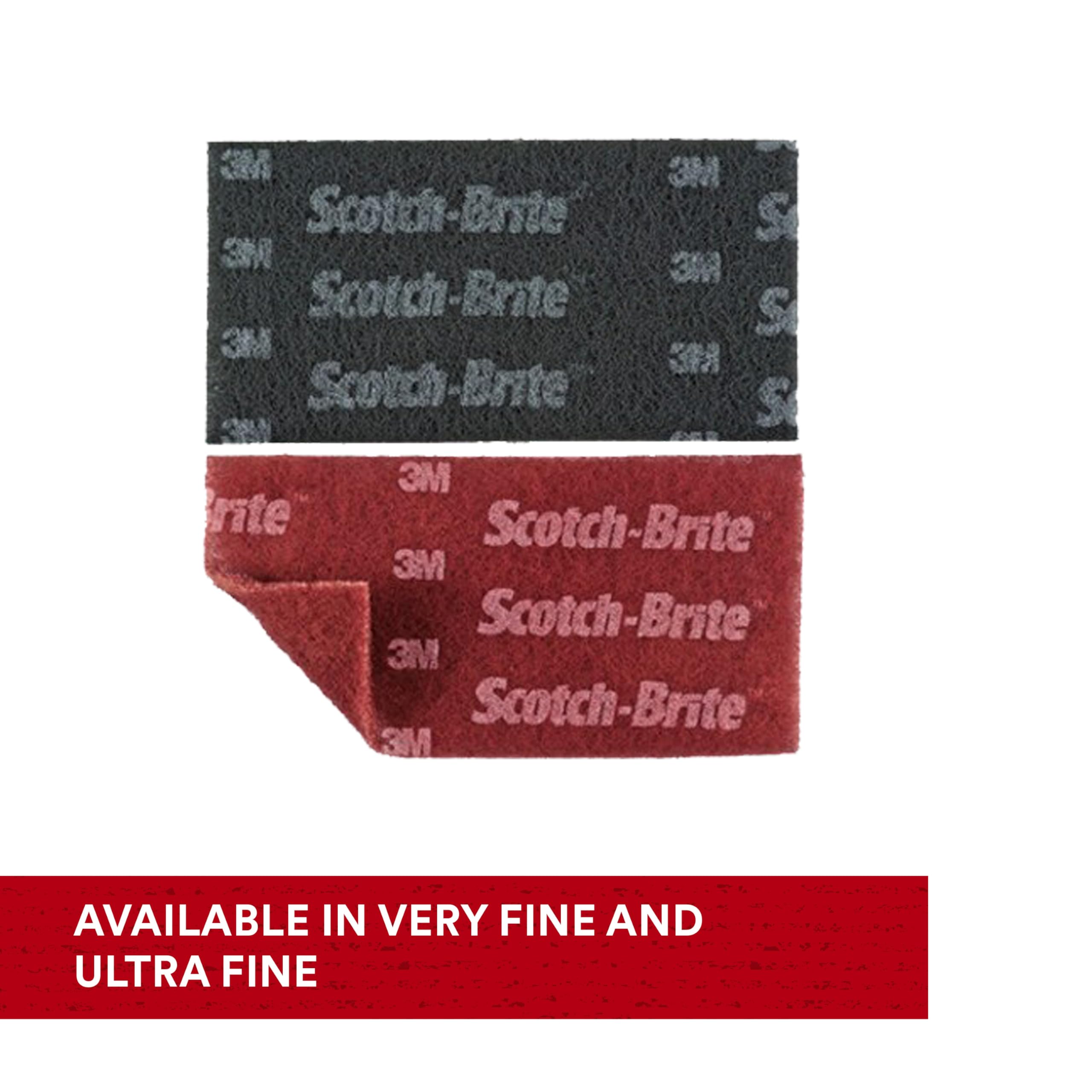 BRUNT EDGEPAD 3HANDRED 25 オリーブ 3M Scotch-Brite Durable Flex Hand Pad, Ultra Fine Grade