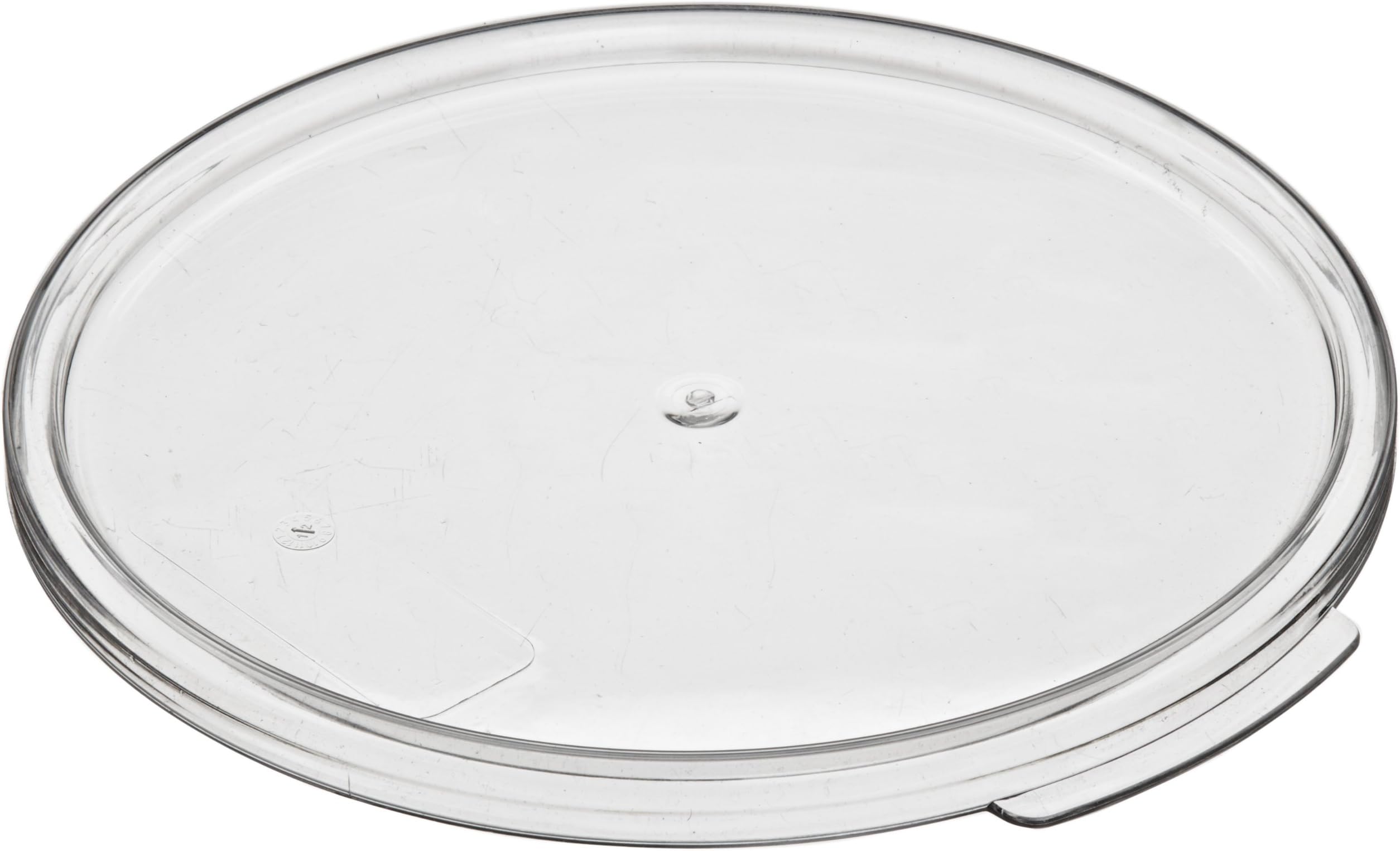 RFSCWC6 Camwear Clear Polycarbonate Round Lid for 6 qt and 8 qt Capacity Food Storage Container
