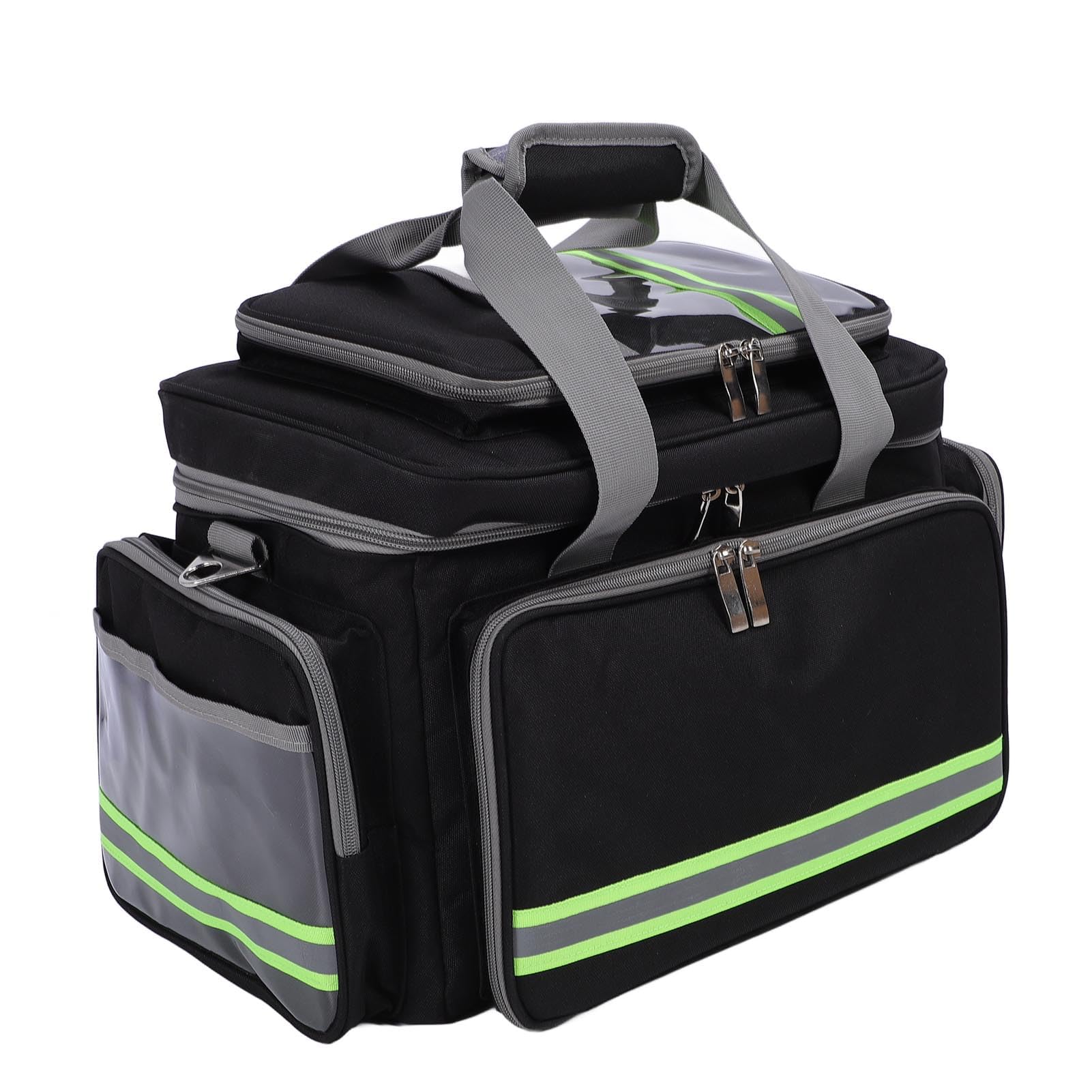 Kit Di Pronto Soccorso Kit Di Emergenza Vuoti, Usura Impermeabile Resistenza Alla Striscia Riflettente Di Pronto Soccorso a Grande Capacità Per Viaggi, Casa, Automobile, Escursioni(solo Borsa)