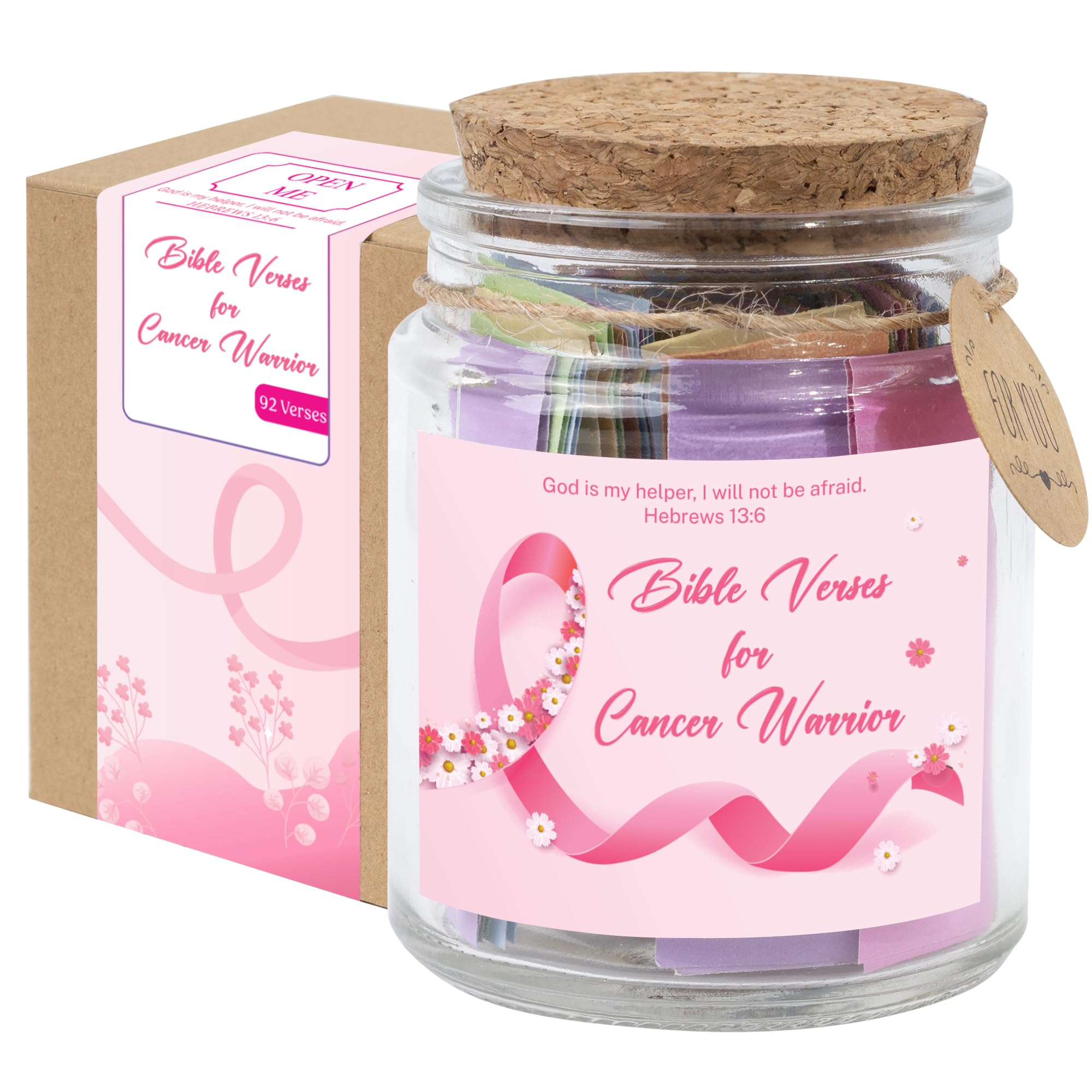 Bible Verse Jar (Bible Jar For Cancer Warrior)