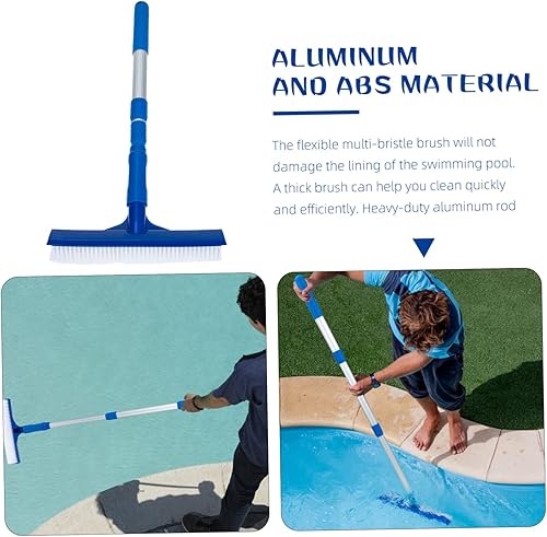 Miniatura 5 de Yardenfun 1 Unidades Cepillo de limpieza de piscina Limpiador de inodoros Piscina Piscina Piscina Cepillo de limpieza de azulejos Cepillo de