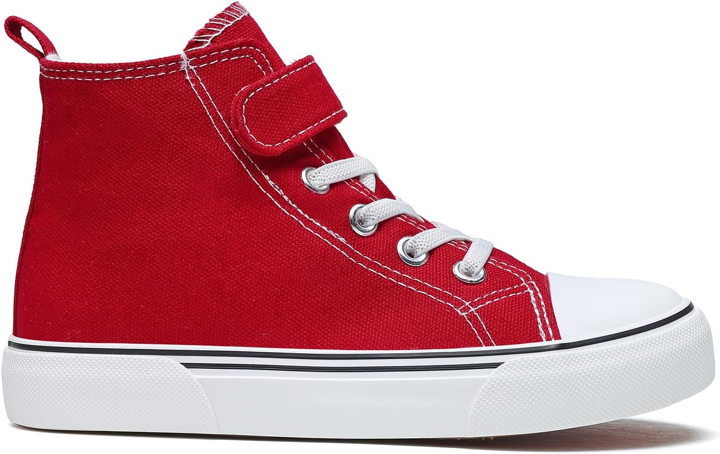 Zoroadke Kids Sparkle Sequins High Top Casual Adjustable Strap Canvas Shoes Girls and Boys Glitter Sneakers - Image 3