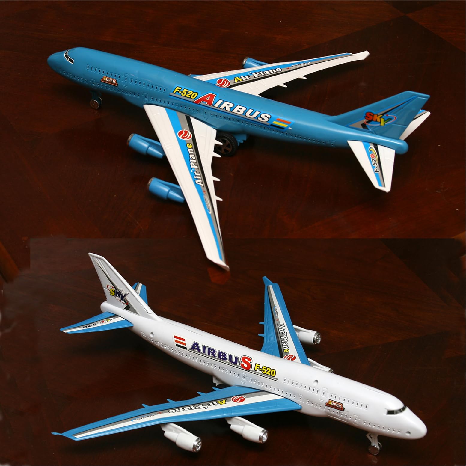 Amazon.com: ABC Trading Set of 2, Airplane Plane Toy, A380, Pull