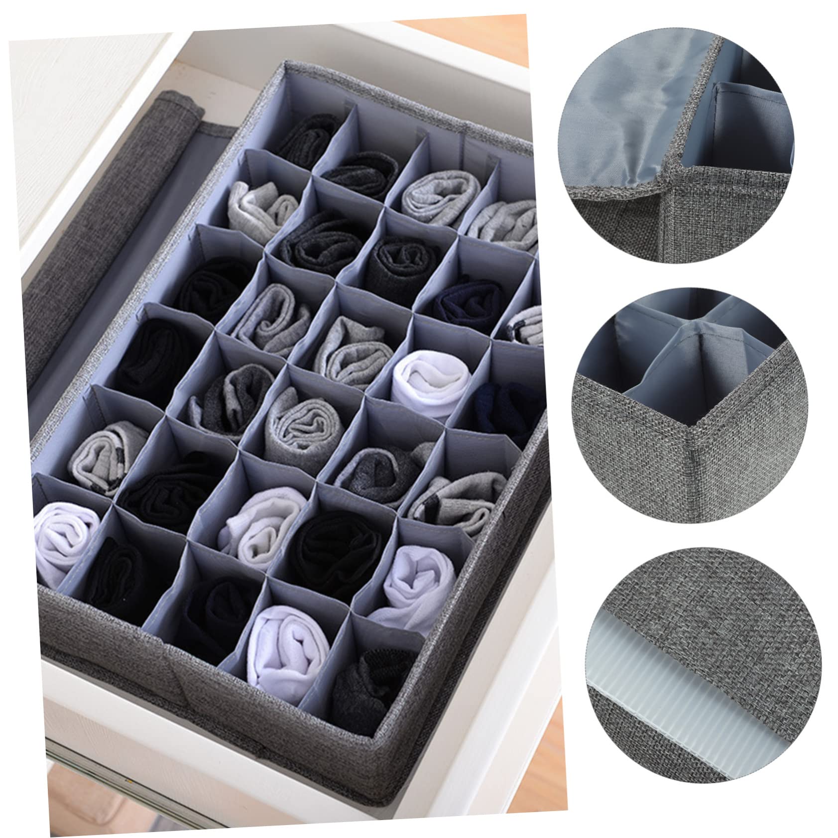 MAGICLULU Scatola Organizer per Cassetti Coperchio 30 Scomparti e Pp