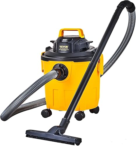 Miniatura 11 de VEVOR Aspiradora húmeda y seca, aspiradora húmeda y seca de 5 galones y 6 caballos de fuerza, potente succión con función de soplador con