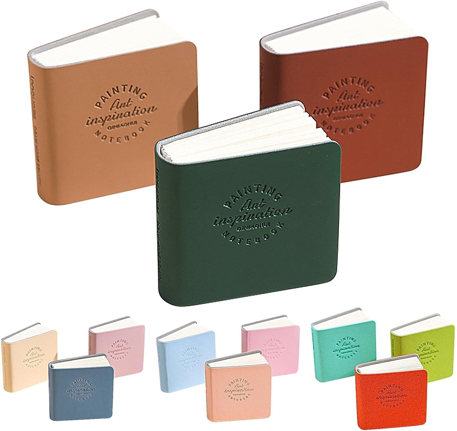 12 Pack Watercolor Sketchbook Square 2 x 2 Inch Portable Watercolor Paper Pad 48 Sheets Watercolor Paper Notebook Travel Size Art Sketch Book for Sketches Painting