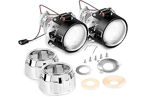 Nilight 2.5 Inch LHD H1 Bi-xenon Projector Lens HID Projector Headlights
