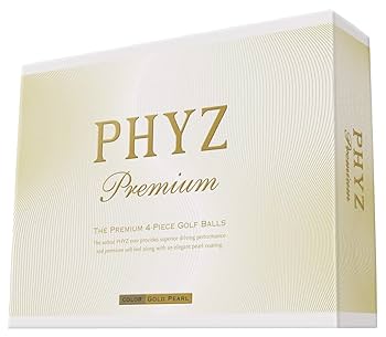 ブリヂストン　ファイズプレミアム　５ダース　ゴルフボール PHYZ 5（ホワイト）[半ダース：6個](ホワイト): ボール