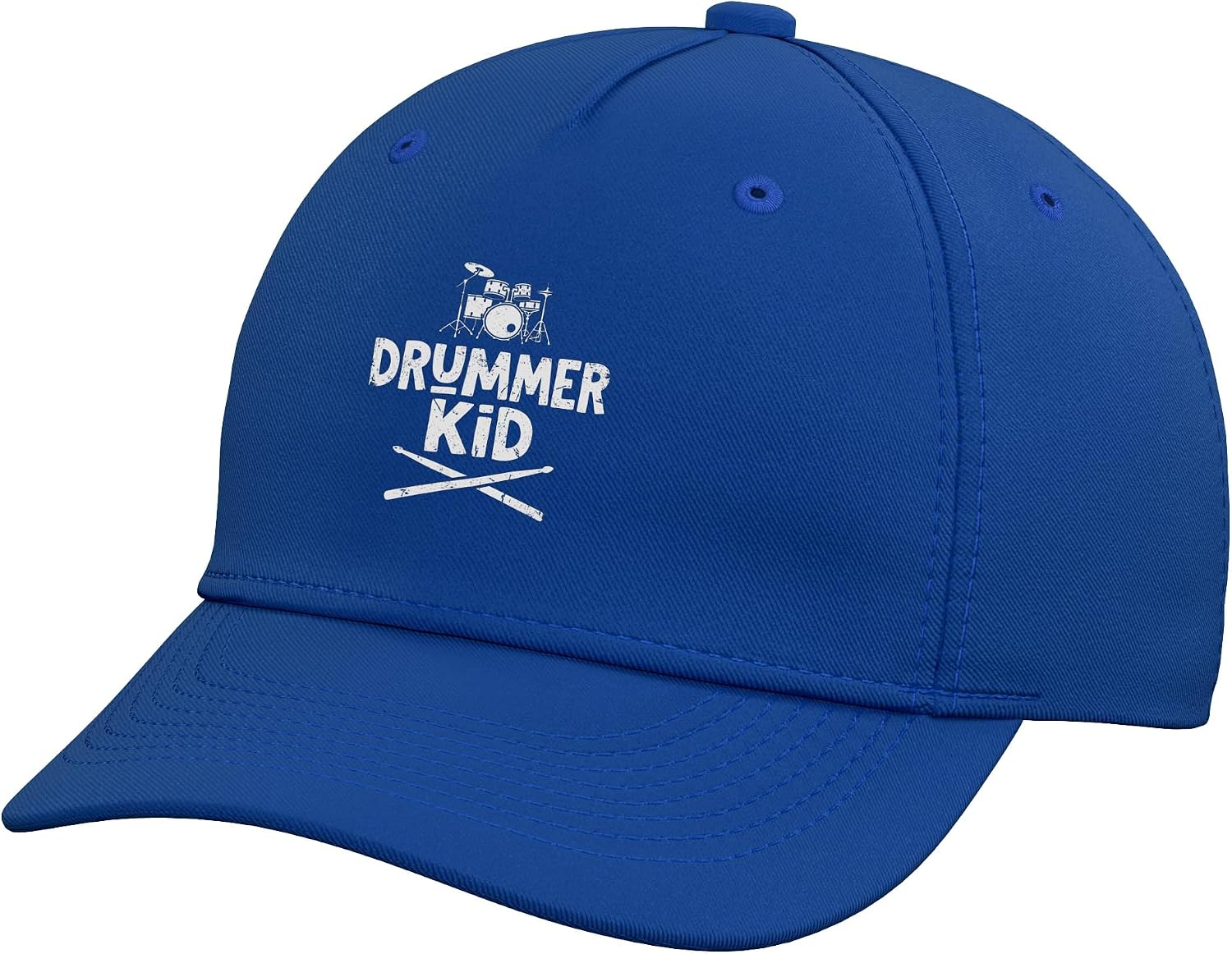 Drummer Kid Like Regular Only Cooler Drums Musician Music Adjustable Baseball Hat