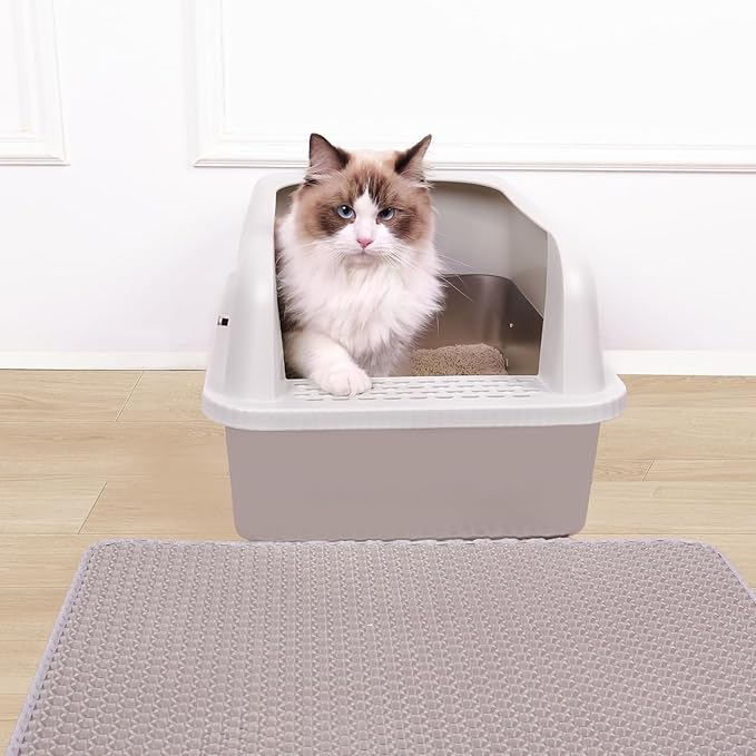 Caja sanitaria para gatos de acero inoxidable Henkelion M miniatura 7