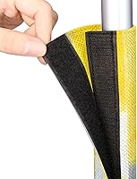 Vista 3 de Pardick Juego de 2 fundas para manija de puerta de refrigerador, color amarillo, pintura abstracta moderna, lavable, lavavajillas, Mocrowave