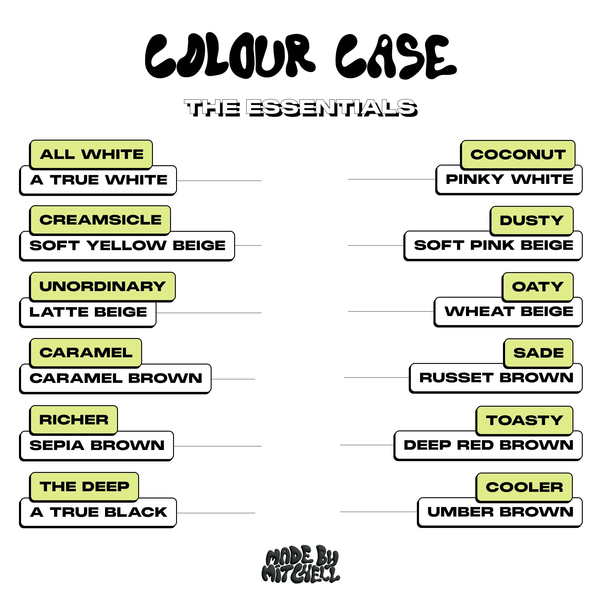 Ensemble de housses de couleur Les Essentiels