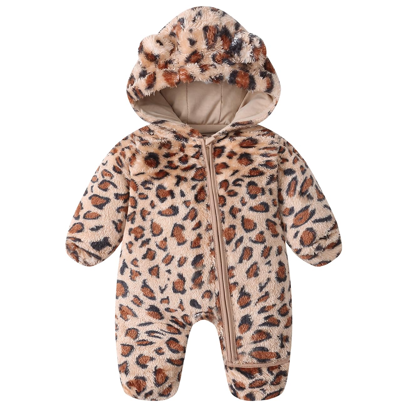 LECHARMEBB Newborn Baby Boy Snowsuit Toddler Girl Infant Fleece Winter Coat | LECHARMEBB