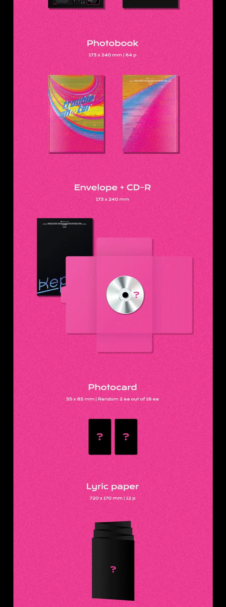 Amazon.com: Kep1er TROUBLESHOOTER 3rd Mini Album daydream