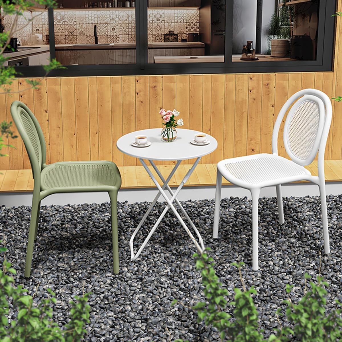 sling stackable chairs