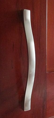 Miniatura 5 de 6 pulgadas (5.039 in tornillo CC espaciado) níquel satinado gabinete de cocina, aparador cajón, manija de tirador de tornillo, 5.039 in (5 pulgadas)