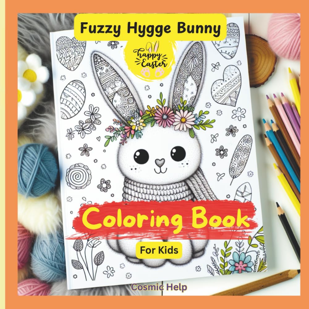 Hygge Bunny Coloring Book: 25 Cozy Easter Rabbit Designs | Cute Spring & Cottagecore Coloring Pages for Relaxation (Animal Coloring Books)