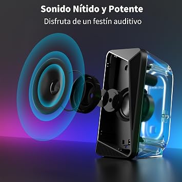 SOULION C30 Bluetooth Speakers for PC, Laptop, Monitor, Gaming