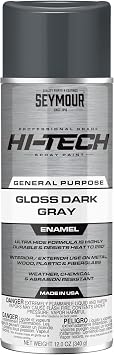 Seymour 16-117 Hi-Tech Enamels Spray Paint, Gloss Dark Gray