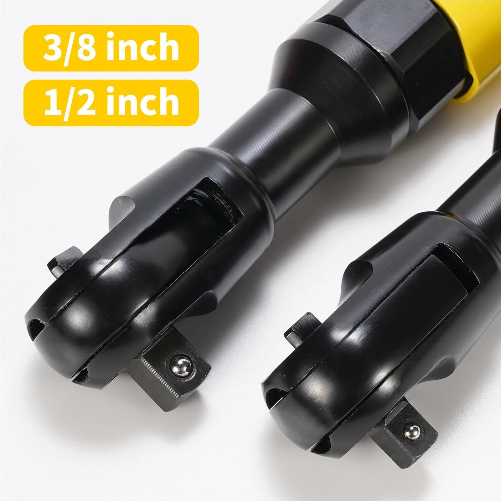 Klucz pneumatyczny z grzechotką pneumatyczną Adjust moment obrotowy lever kwadratowy napęd prosty trzpień profesjonalne narzędzie 1/2" 3/8" 1/4" (2060A 1-2)
