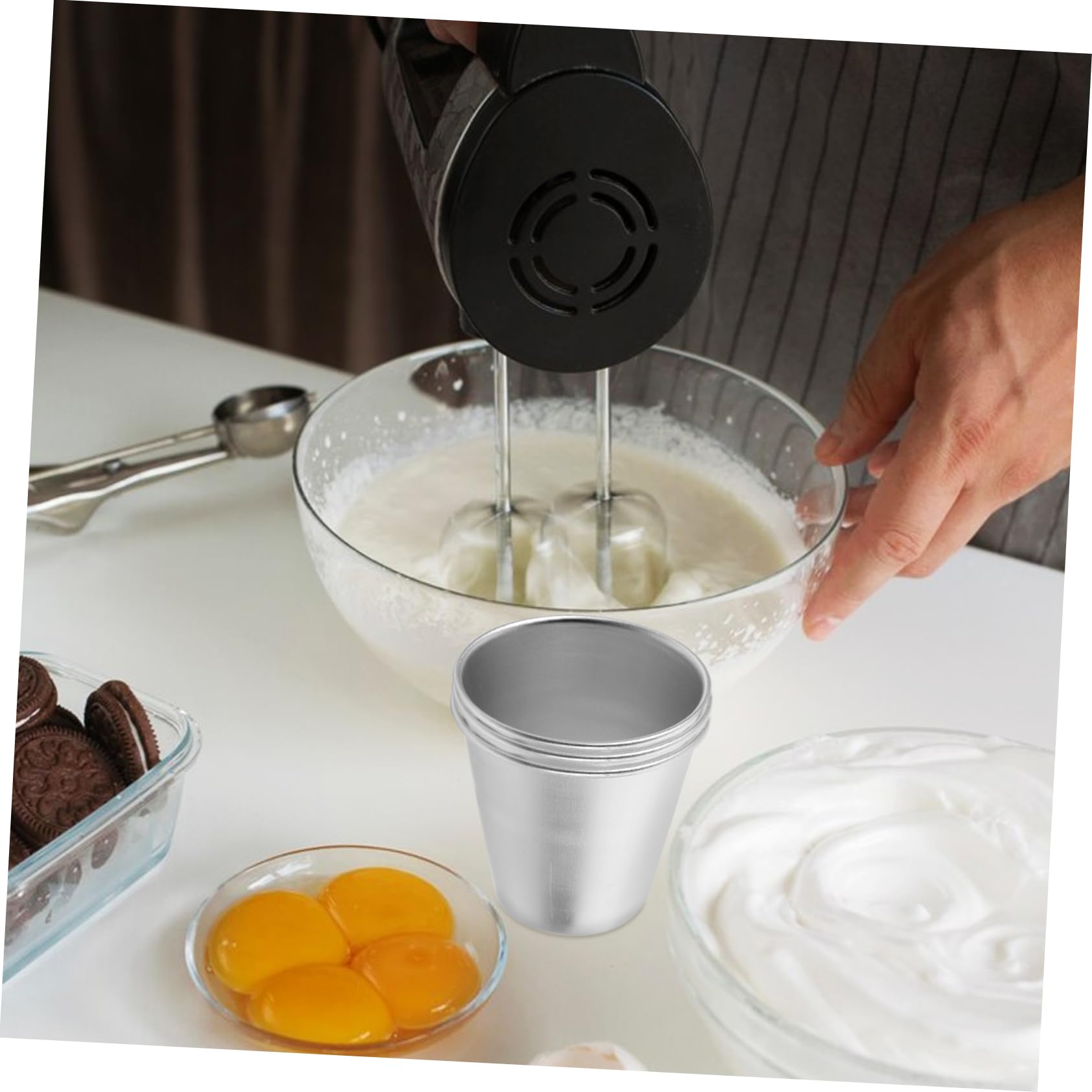 MAGICLULU 12 Piezas Molde De Pudín Molde Para Cupcakes Molde Para Pasteles Moldes De Pastel Para Hornear Formas Baking Accessory Moldes Para Hornear Pasteles De Aluminio