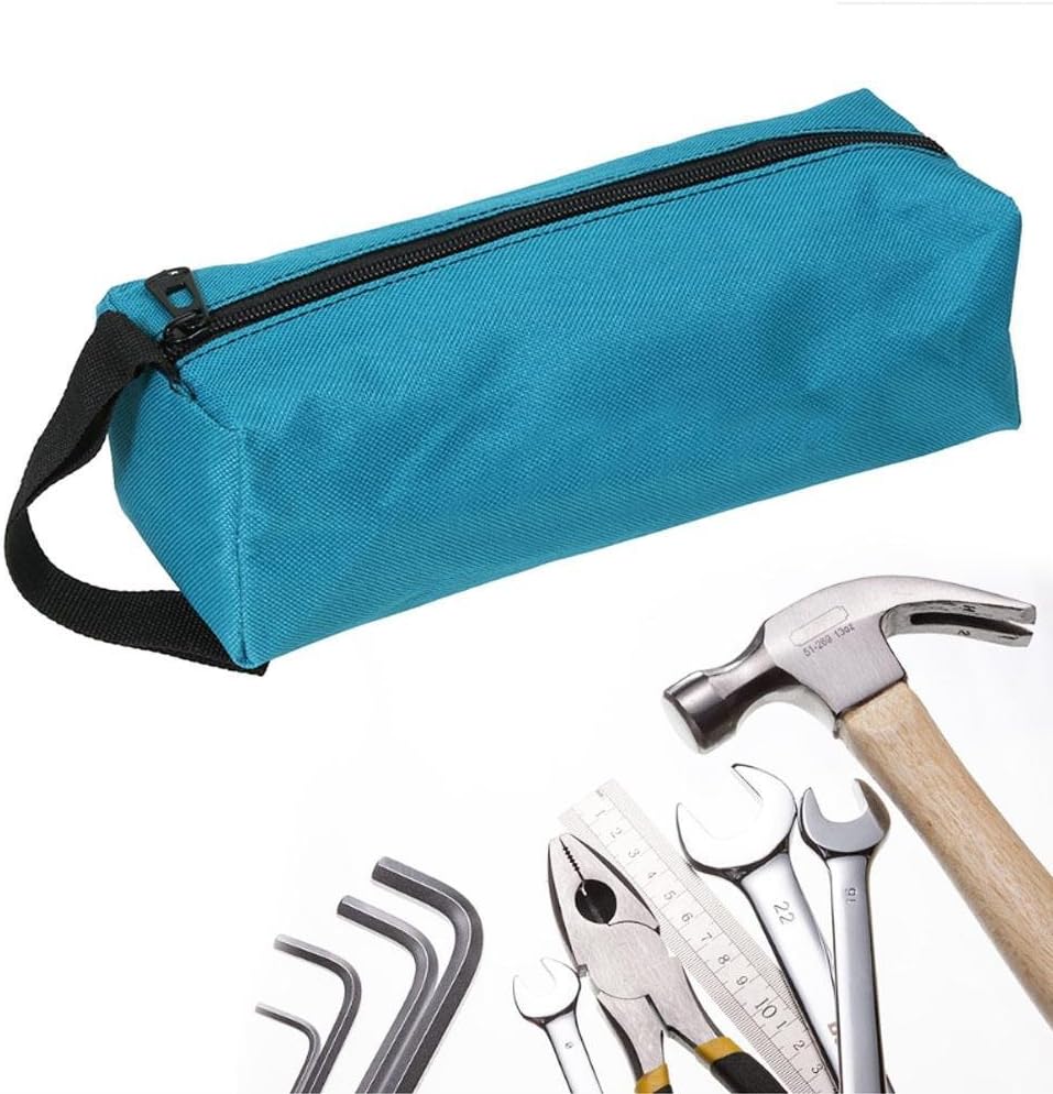 Tool Kit / Tool Bag (30 x 10 x 10 cm) Finishing Bag Waterproof Tool Handbag Hardware Small Parts Storage Bag, blue