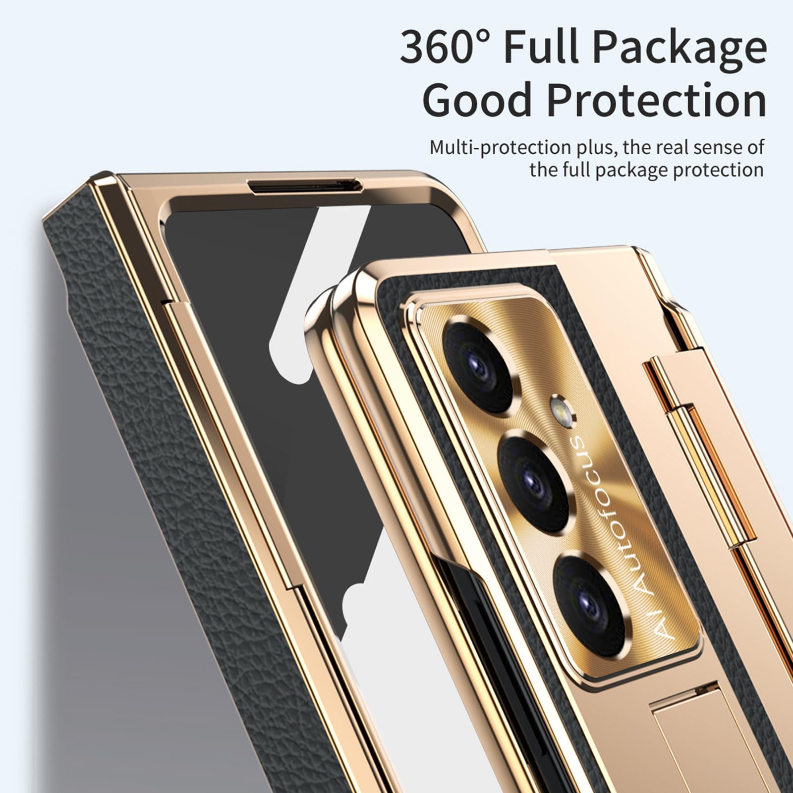 Custodia placcata for Samsung Z Fold 8/Ultra pelle business