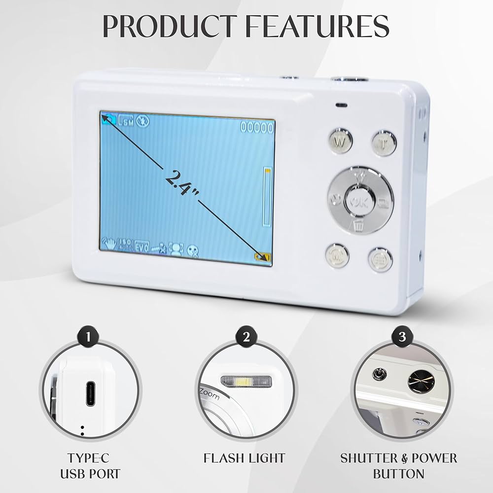 Amazon | Yashica DigiPix 100 デジタルカメラ - FHD 1080P