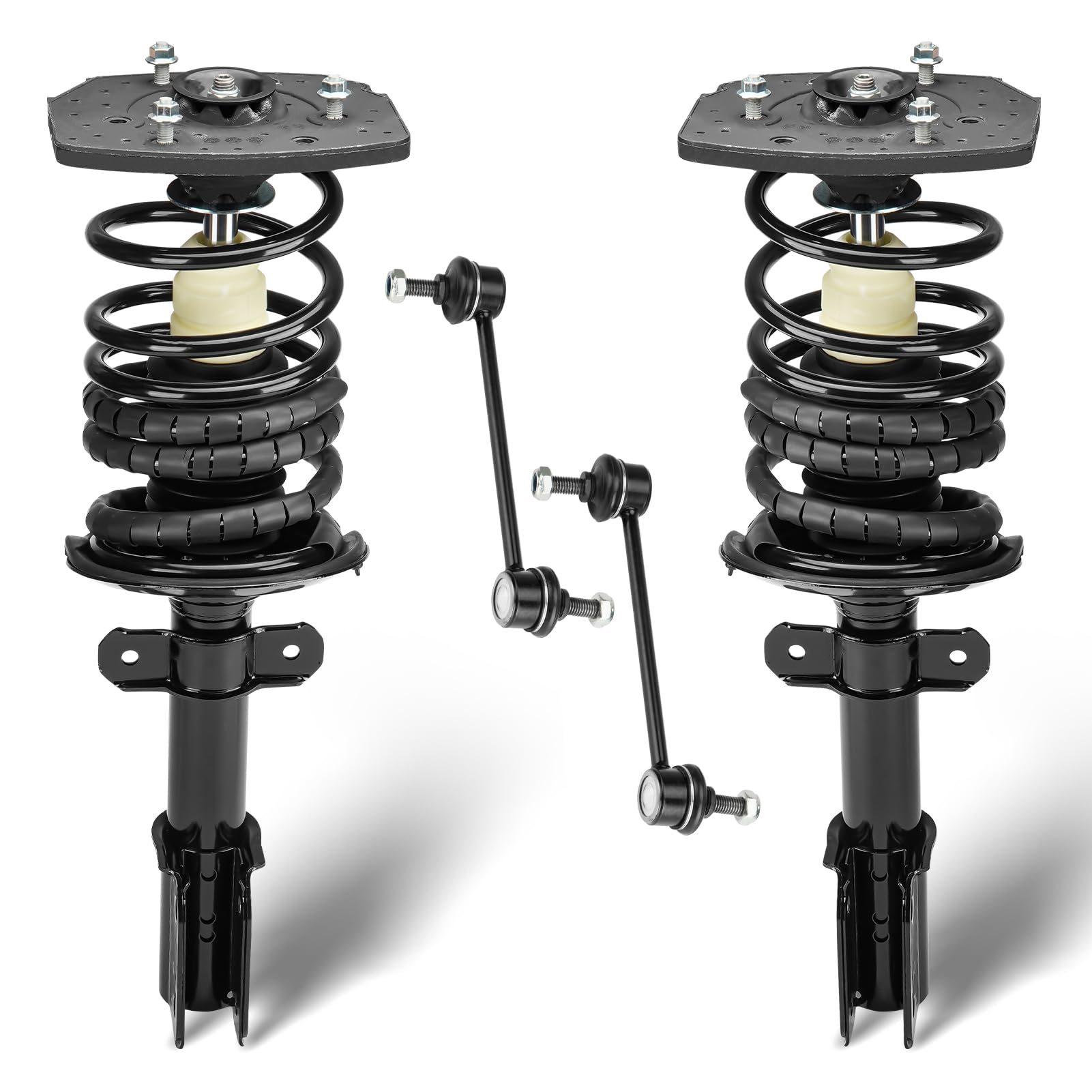 Rear Struts Assembly Absorber & Sway Bar End Link Fit for Chevy Impala 2000-2013, for Monte Carlo 2000-2007, for Buick LaCrosse 2005-2009, 16" Wheel