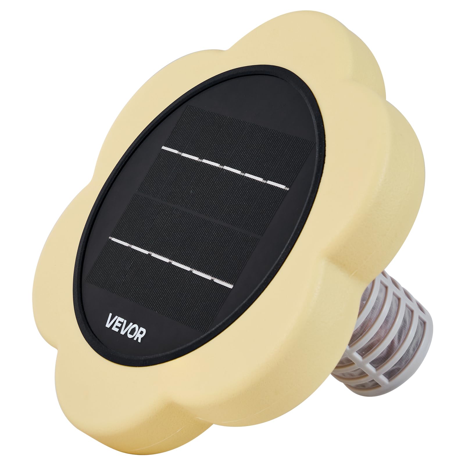VEVOR Jonizator solarny do basenu oczyszczacz wody basen miedziany jonizator maks. 170343 l, pływający jonizator energii słonecznej do wanny z hydromasażem, kształt kwiatu