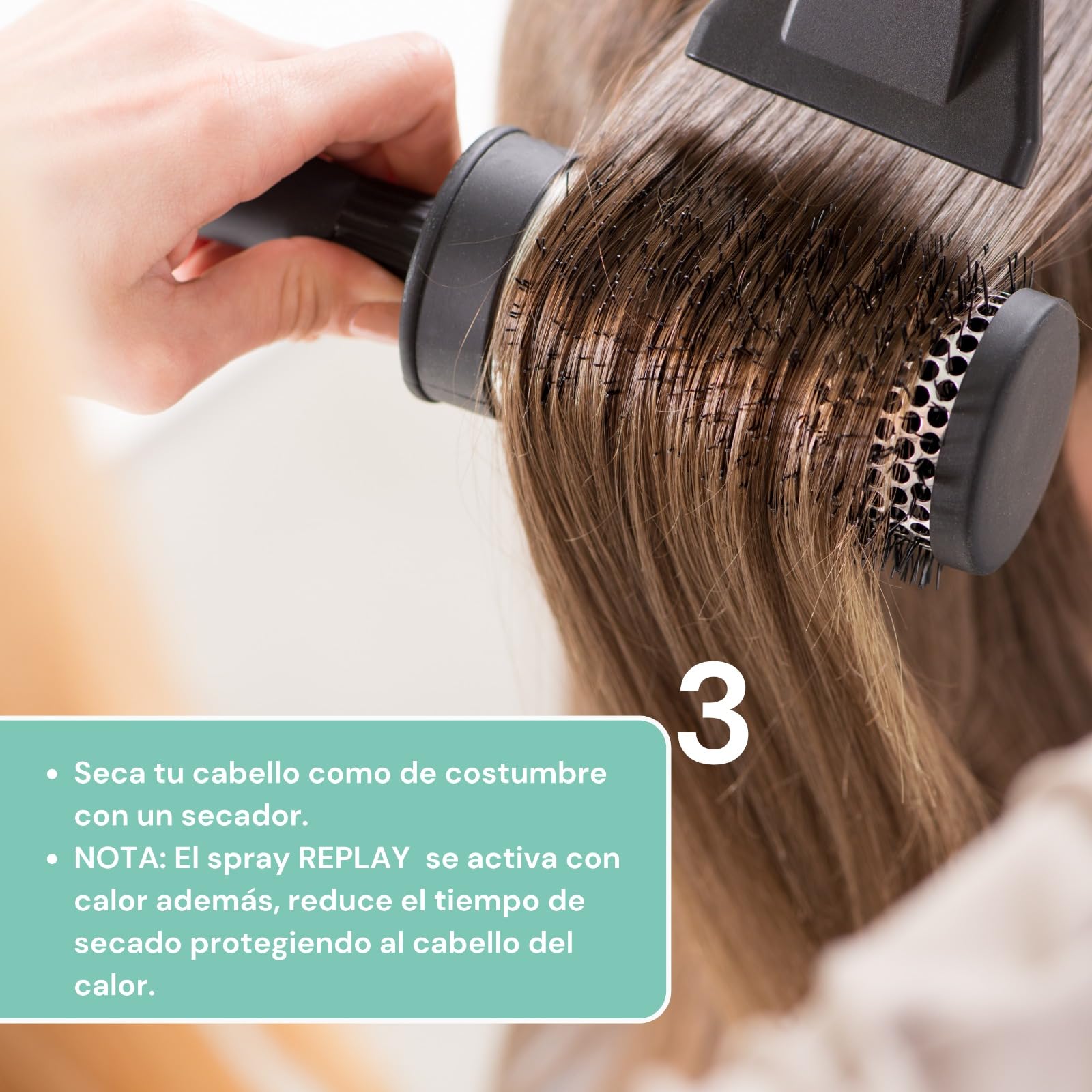 Spray anti frizz pelo 125ml Protector Repelente Agua Cabello termico alisado antiencrespamiento hidratante