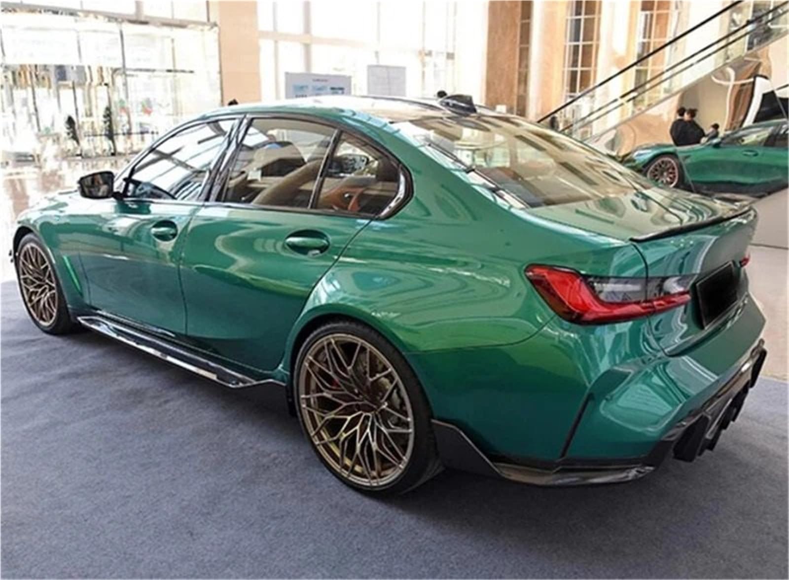 Spojlery tylne Do Bmw M3 G80 2021-2025 Spojler samochodowy | Przednia Warga Tylny Dyfuzor Zderzak Korpus Boczna Dokładka Zestaw Spoiler Wlot Powietrza