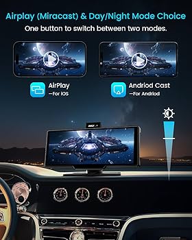 Apple - akito41 Amazon.com: Portable Apple Carplay Screen, 10'' Car Stereo