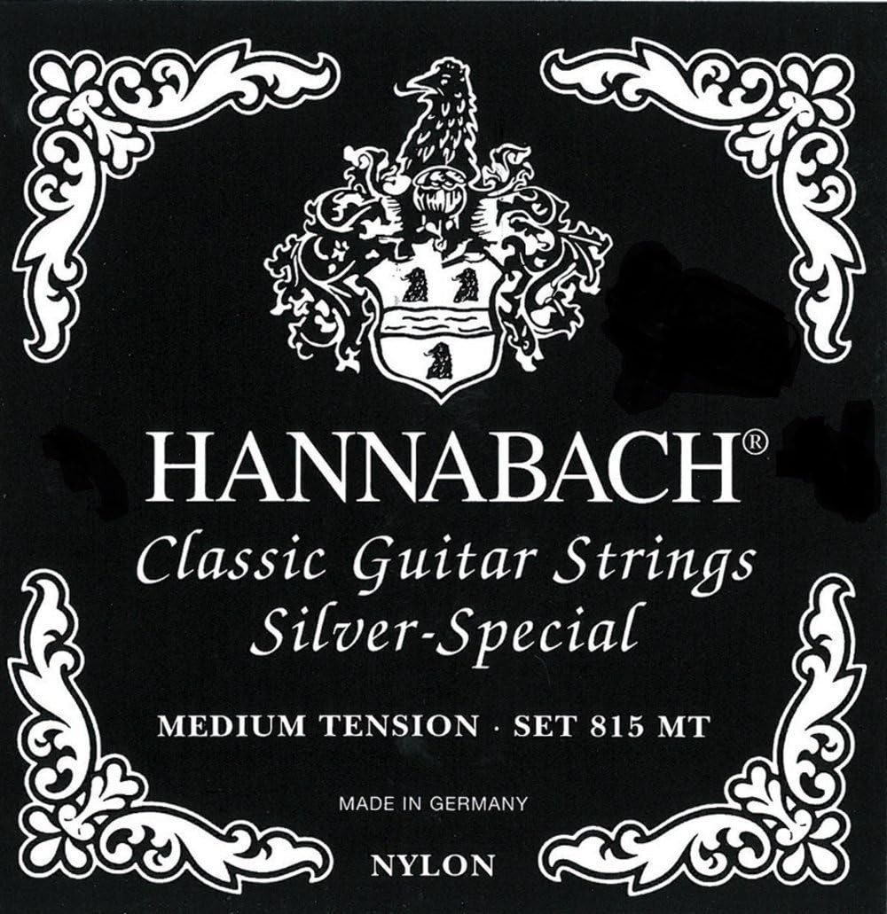 Hannabach 815/8 ZMT Silver Special Set, 8-string Guitar, Medium Tension