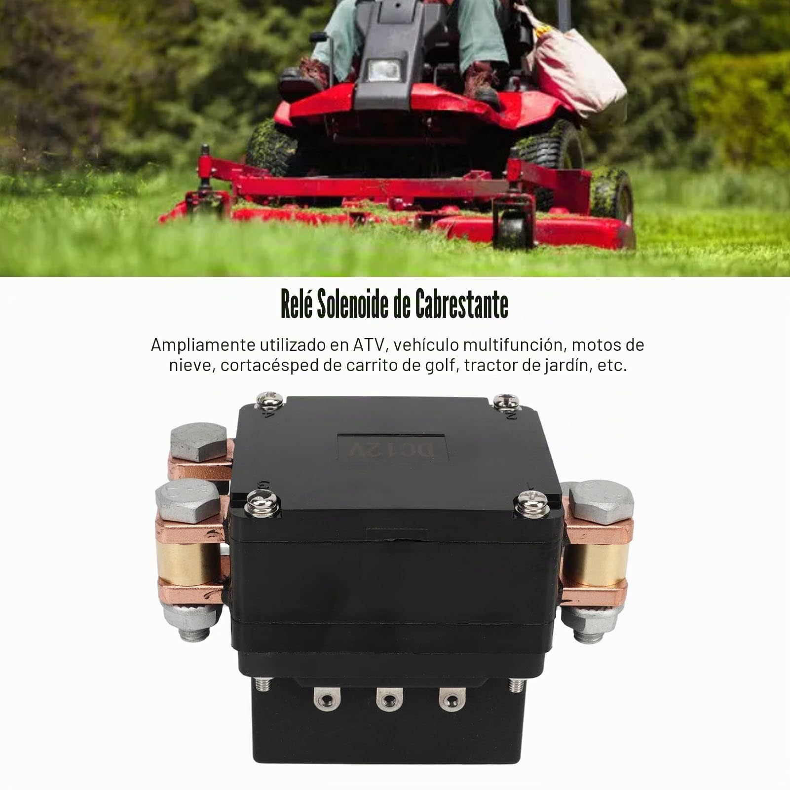 Relé De Cabrestante De 12V 600A, Contactor De Relé De Solenoide De Cabrestante Relé De Cabrestante De Arranque Rápido Para Cabrestante De Industria De Vehículos ATV UTV De 15000lb