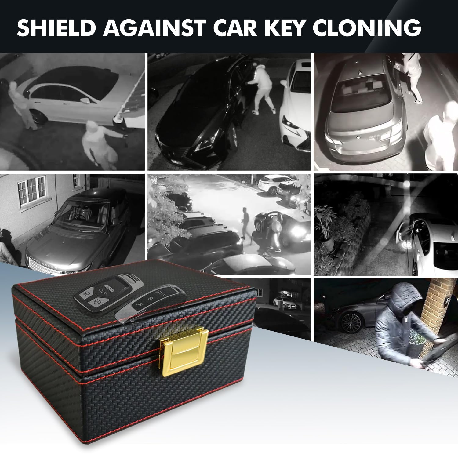 2 Pezzi Chiavi Auto Custodia Segnale Blocco Protezione Faraday - Foto 7