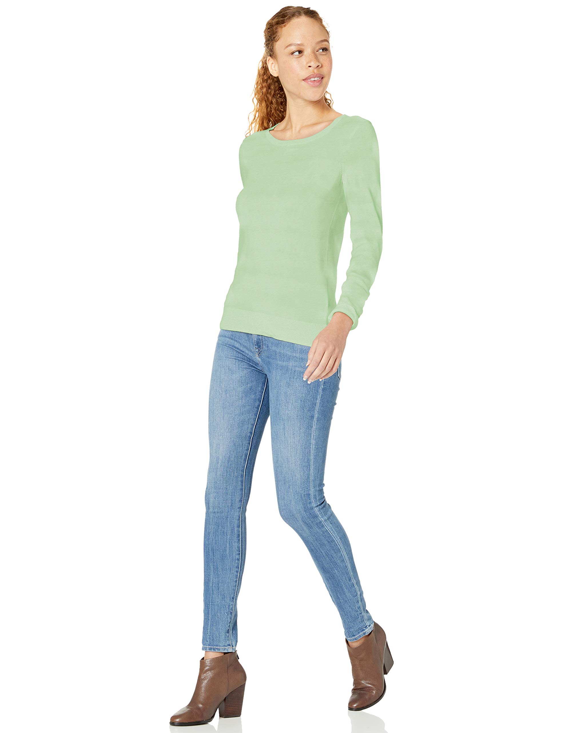 Amazon Essentials Maglione Girocollo Leggero A Maniche Lunghe (Taglie Forti Disponibili) Donna