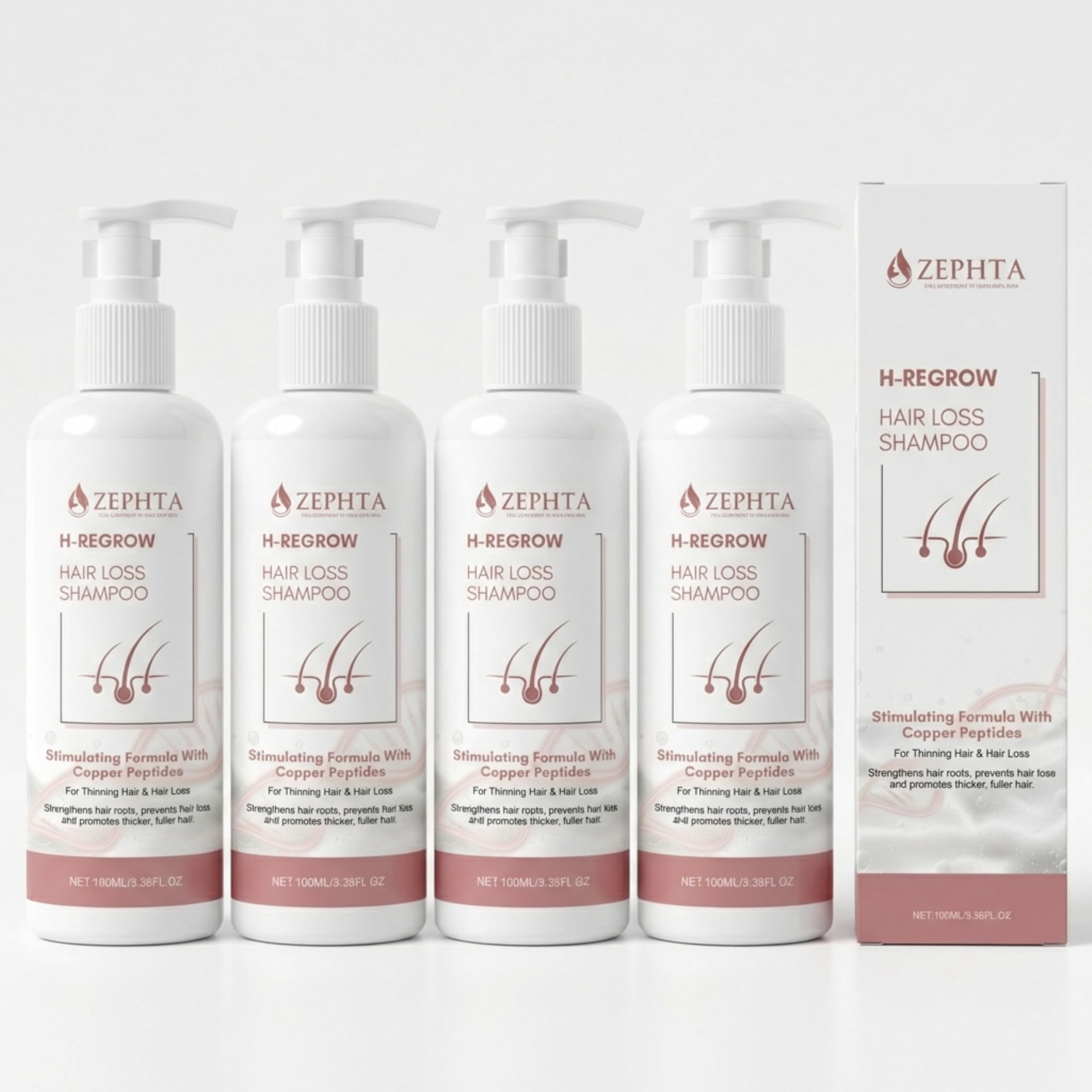 ZEPHTA H-Regrow Hair Growth Shampoo for Thinning Hair