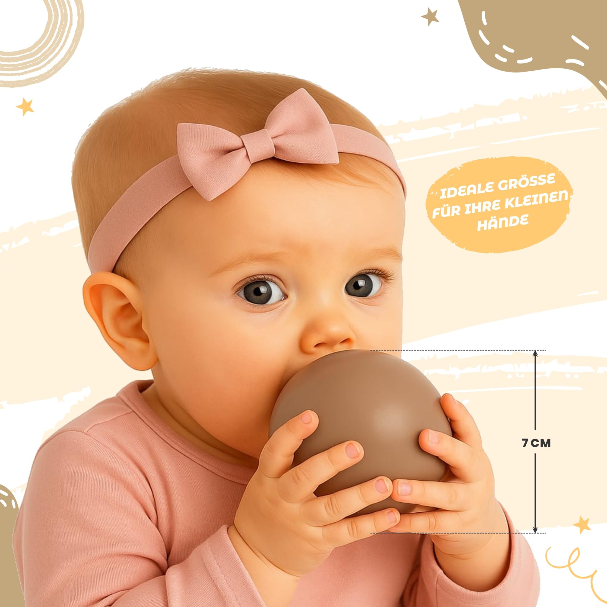 Ubaby 200 Bolas de Piscina Infantil ⌀ 7cm - Certificadas CE para Niños - Bolsa de Transporte incluida cómoda de Llevar - Bolas de Colores para Piscina