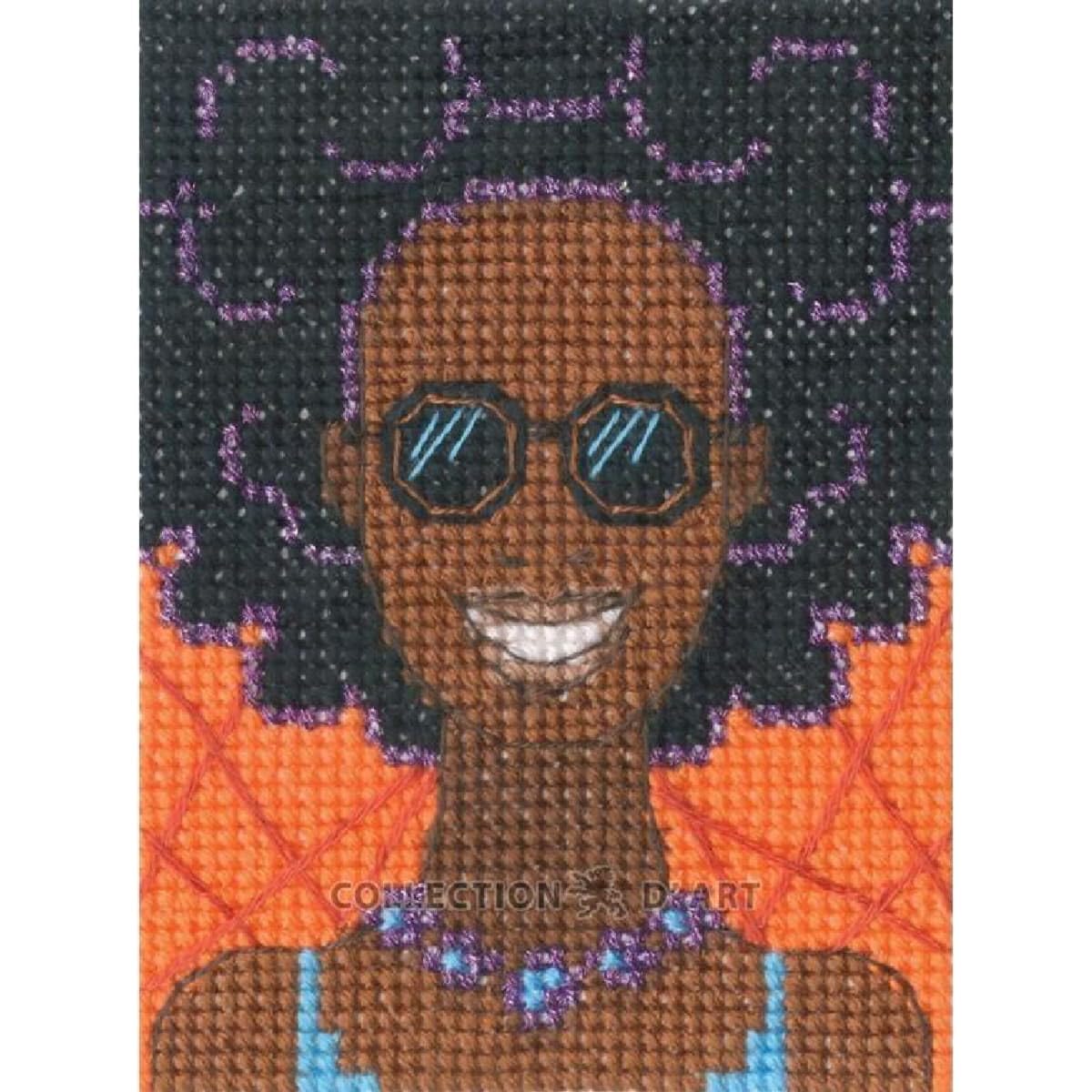 RTO counted cross stitch kit ""People are so different VII"", 6x8,5cm, DIY