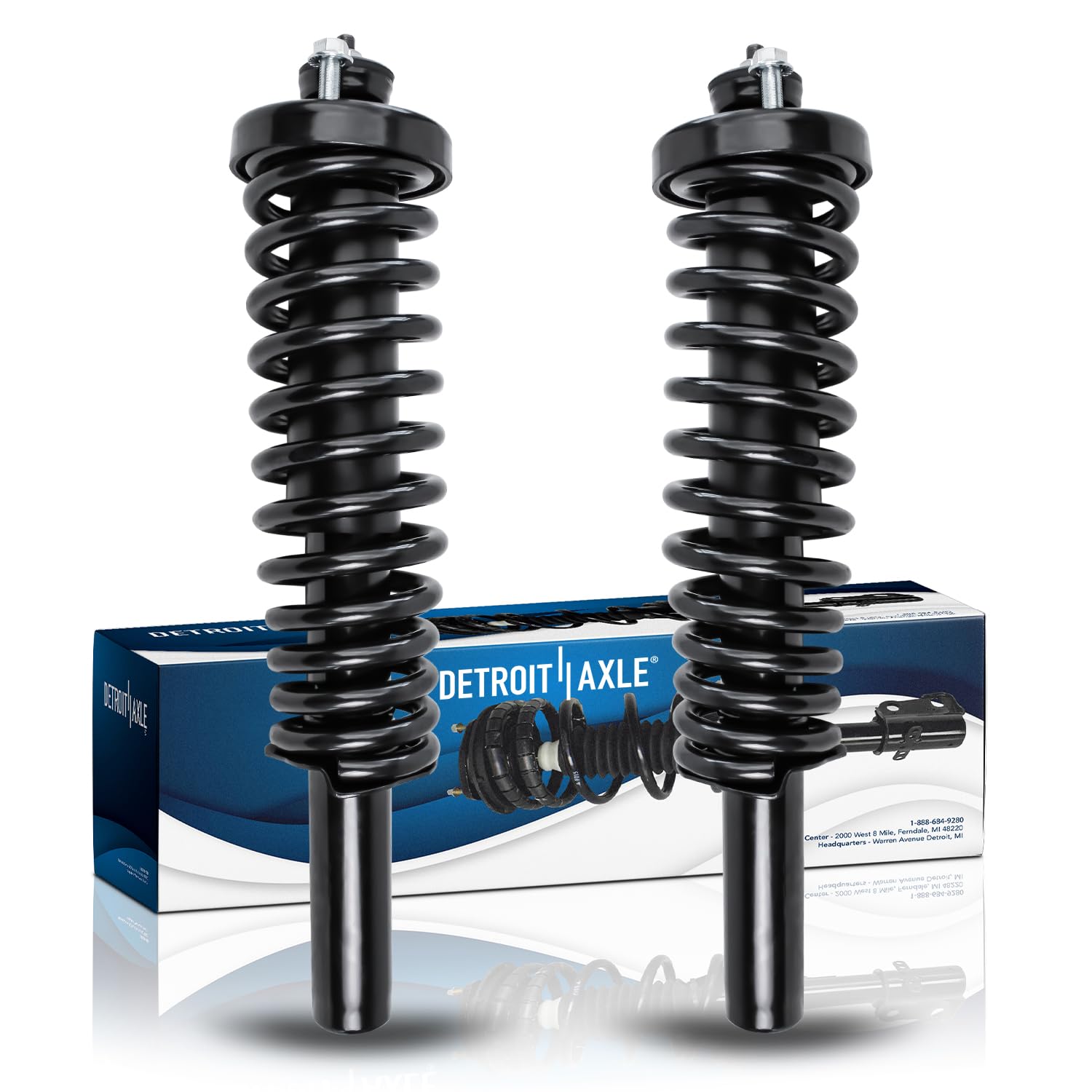 Detroit Axle - 2 Front Struts for 1996-2000 Honda Civic